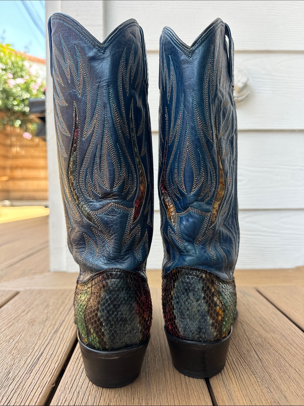 Dan Post python cowboy boots - Picture 2 of 7
